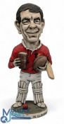 The All Rounder Grogg Figure Cricket Rugby Bear, #34cm tall in good condition