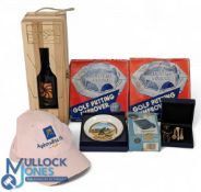 Golf Collectables, a 19th Hole presentation bottle of Willy Willy Shira 2006 red wine, The Belfry