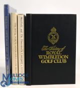 Golf Club Histories: to include The History of Royal Wimbledon Golf Club 1865-1986, Muirfield and