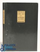 Early Golf at Edinburgh and Leith - Hamilton David, Glasgow, Scotland: Patrick Press, 1988, 49p