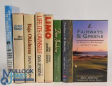 Dan Jenkins Golf Books: to include Semi-Tough, Baja Oklahoma, Fairways and Greens, Unplayable