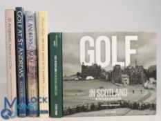 St Andrews related golf books: to include 2022 Golf in Scotland Black & White Era Steve Finan,