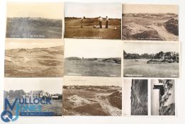 Collection of various Burnham and Berrow Golf Links postcards (9) covering the period from the early
