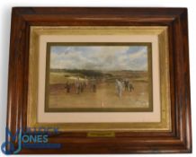 Michael J Brown (after) Life Association colour Golf Print – Walton Heath Golf Course – featuring