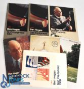 Ben Hogan Golfing Equipment Catalogues: for the years of 1980, 1982 x2, 1983, 1984, 1985, 1991 -
