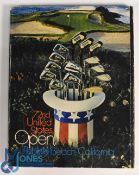 1972 Official US Open Golf Programme: 72nd Open Championship 15-18 June played at Pebble Beach