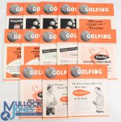 Golfing and Popular Golf Monthly Magazines 1958 and 1959 - 2x part-years, 1958 missing March, April,