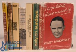 Selection of Henry Longhurst Publications: to consist of 1971 My Life and Soft Times, 1988 The