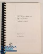 A Manual on Golf Course Construction, Turf Establishment and Cultural Practices 1991 by Dr James B