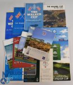 Walker Cup Golf Programmes: to include year’s 1959 Muirfield, 1963 Turnberry, 1967 Royal St George’