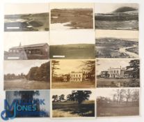 Rare collection of Embleton “Missing Golf Links” Postcards (6) ran from 1900 to WW2 to include the