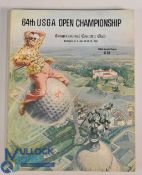 1964 Official US Open Golf Programme: 64th Open Championship 18-20 June played at Congressional