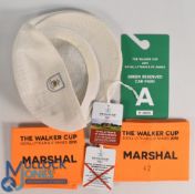 2015 Walker Cup Memorabilia: held at Royal Lytham & St Annes, consisting of 2 Marshal Armbands, 2