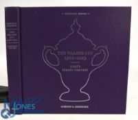 The Walker Cup 1922-2023, Golf's Finest Contest, authored by Gordon G Simmonds published in a