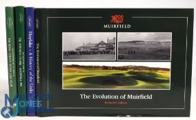 Selection of Golf Architecture related books: to include 2013 The Evolution of Muirfield, 2006 The