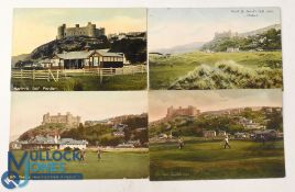 Interesting collection of early 20thc Welsh golfing postcards (7): to include “The Rest and the Golf