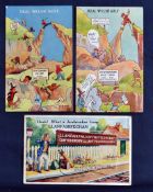 4x Amusing Welsh related golfing postcards to include “Mailing Novelty” for Llanfairfechan c/w