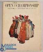 1961 Official US Open Golf Programme: 61st Open Championship 15-17 June played at Oakland Hills Golf