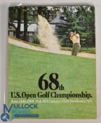 1968 Official US Open Golf Programme: 68th Open Championship 13-16 June played at Oak Hill Country