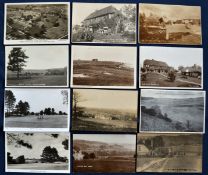 Interesting Cross section of various early 20thc English golf courses (12) to include 5x