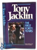 Professional Golfers Signed Autobiography. 1985 Tony Jacklin My Autobiography - signed to inside