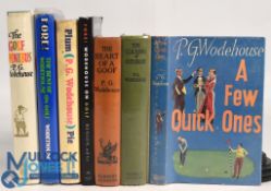 P G Wodehouse Golf Book Selection: to include 1953 The Clicking of Cuthbert, 1959 A Few Quick Ones