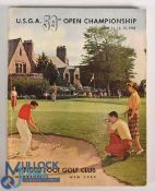 1959 Official US Open Golf Programme: 59th Open Championship 11-13 June played at Winged Foot Golf