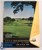 1958 Official US Open Golf Programme: 58th Open Championship 12-14 June played at Southern Hills