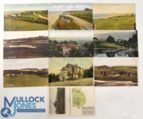 Rare collection of “Missing Links coloured golfing postcards (5): to include Greenford (1912 -