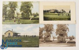 Scarce collection of early “Missing Links” coloured golfing postcards (4): to include for various