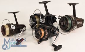 A collection of 4 fixed spool reels, all with good bails and running well: Daiwa J-13P. Daiwa No