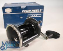 Penn 535 GS graphite frame high speed multiplier reel, large 'T' counter balanced handle, on/off