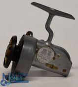 Scarce Hardy Altex No.1, Mk2 right hand wind spinning reel, screw fold handle, Bakelite drum, full