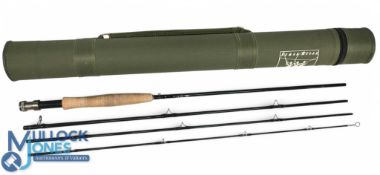 A Prototype Roman Moser Water-Ghost carbon trout fly rod 866/4, 8ft 6