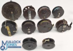 A collection of Bakelite reels, all complete and working, as follows: 5x Allcocks Aerialite reels