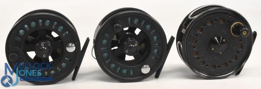 A collection of reels, as follows: 2x Abu Sweden Diplomat 78 composite fly reels, 4