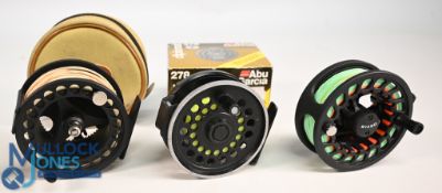 A collection of fly reels, as follows: Orvis Encounter composite trout fly reel, 3 ½