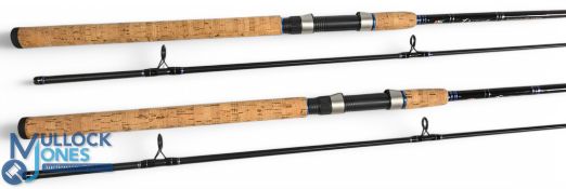 2x Abu Devil carbon spinning rod No 125.2305, 9ft 2pc, CW 40/80g, 21