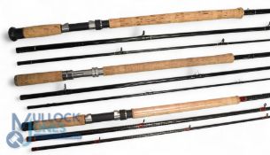 Sierra Avalanche 14' 3 piece graphite salmon fly rod, #10, rewhipped butt ring, cork handle, alloy