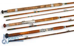 Unnamed boat/sea split cane Oriental bamboo combination rod – 6ft/9ft 24