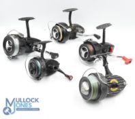5x Various Fixed Spool reels – features an Intrepid Extra with folding handle, a K P Morritt's