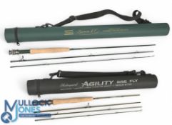 Shakespeare Agility Rise carbon trout fly rod SAP 127 0407, 6ft 6pc line 3# medium action, alloy