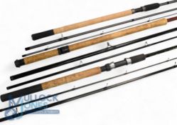Maver Black Ice Competition 13' 3 piece carbon float rod, screw reel fitting, little used; a Leeda