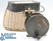 Macleay Inverness brass plate wind reel, 3 ½