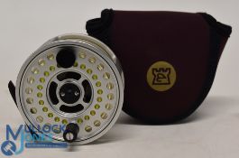 Hardy Bros Ultralite Disc LA 9/10 alloy salmon fly reel with fully ventilated frame and 3 7/8