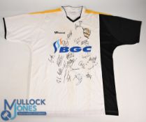 Port Vale FC Home Football Shirt 2006-2007 Multi signed on front with 18 signatures Size Large