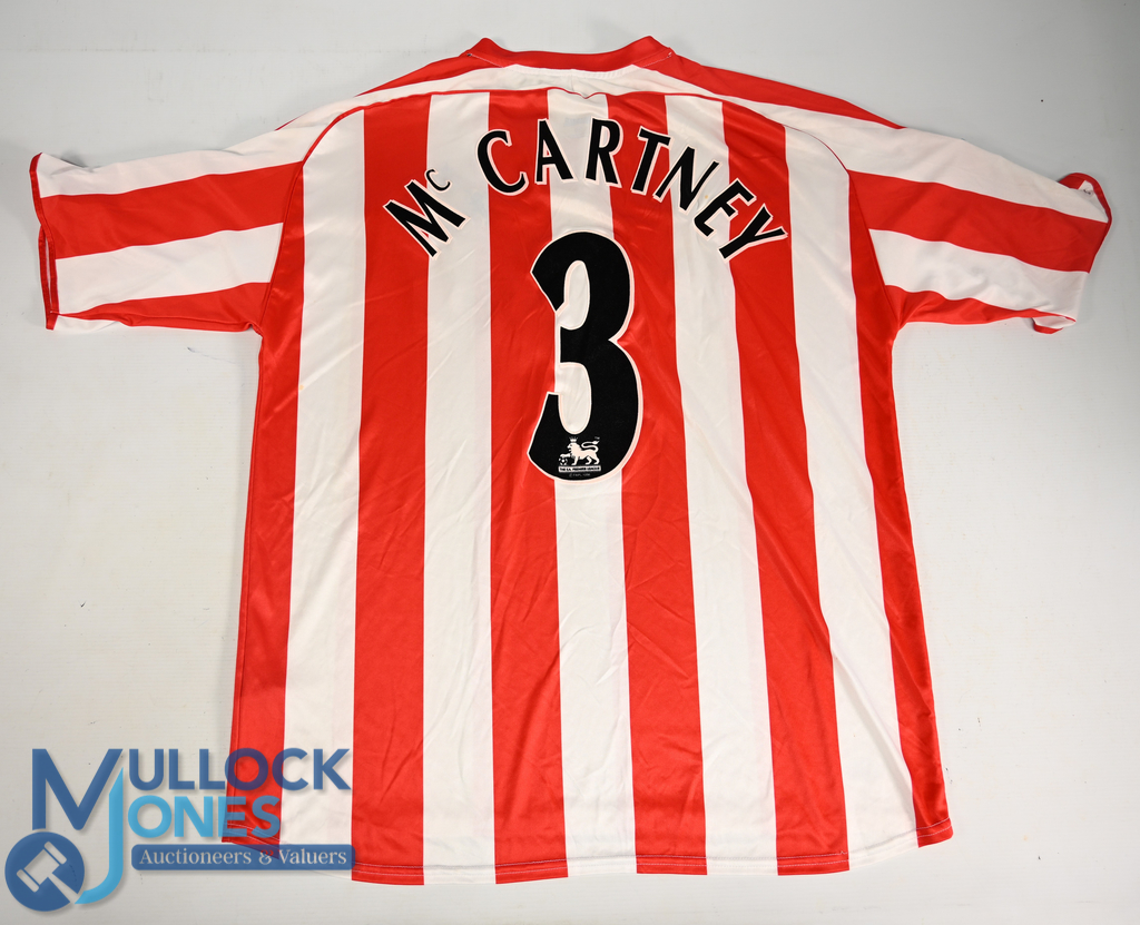 Sunderland FC Home Football Shirt 2005-2007 #3 McCartney Size Adult XL Lonsdale / Reg Vardy (G) - Image 2 of 2