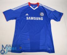 Chelsea FC Home Football Shirt 2010-2011 Size XL. Adidas / Samsung #50 Kev (G/F) with some marks