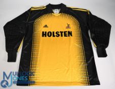 Tottenham Hotspur FC Goalkeeper Football Shirt 2001-2002 Size XL Adidas / Holsten (VG) with padded