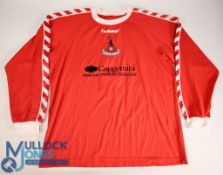 AFC Telford United Away Football Shirt 2006-2007 #9 Size Adult XL. Hummel / Capgemini long